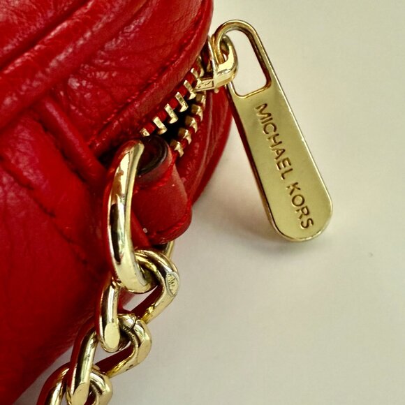 Michael Kors Crossbody Bag Red - Picture 7 of 8
